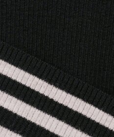 23区 L 【見上愛さん着用/VERY掲載/洗える】ウーステッドウール リブタートル ボーダー ニット