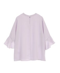 earth music&ecology フリル７分袖ブラウス