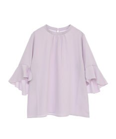 earth music&ecology フリル７分袖ブラウス