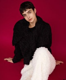 NAVE 【Nave・洗える】ラメニット プルオーバー