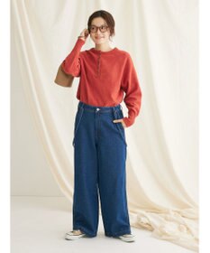 CRAFT STANDARD BOUTIQUE ７Ｇモールニット　ヘンリーＰＯ　Ｌ／Ｓ