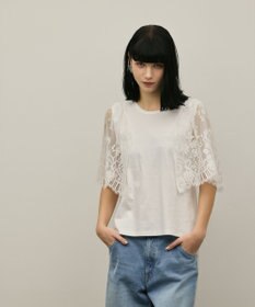 GRACE CONTINENTAL レースフレアカットトップ