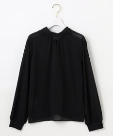 ANY SIS 【前後着用可能】シアー2WAYボウタイ プルオーバー