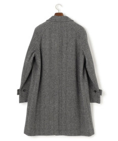 JAPAN TWEED with REAL SHETLAND】ヘリンボーン バルカラーコート / J