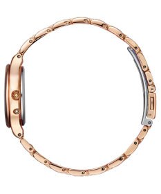 CITIZEN 【電池交換不要のソーラーテック電波時計】かわいいくて視認性の良いピンクゴールドウオッチ