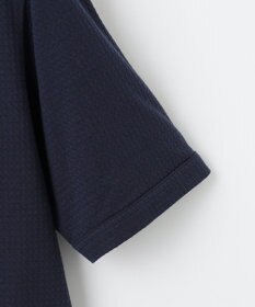 JOSEPH ABBOUD 【吸水速乾/上質感】千鳥サッカーポロシャツ