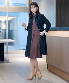 Tiaclasse L 【洗える】レーススリーブワンピース