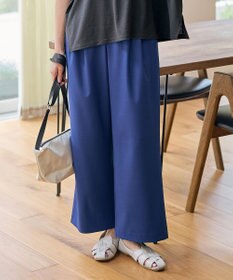 ANY 【ウエストゴム】イージーケアライトストレッチワイドパンツ