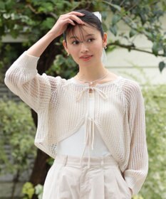 Green Parks ・ＥＬＥＮＣＡＲＥ　ＤＵＥ　２ｗａｙメッシュカーディガ