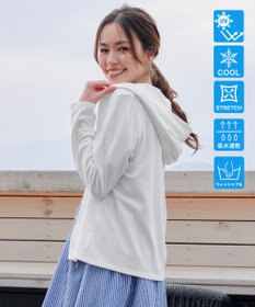 Tiaclasse L 【UVケア・接触冷感】“やみつき”ショートパーカー