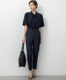 23区 【一部店舗限定/洗える】リネンライクジャカード セットアップ