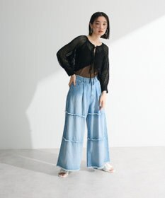 Green Parks ・ＥＬＥＮＣＡＲＥ　ＤＵＥ　２ｗａｙメッシュカーディガ