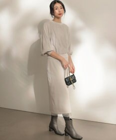 組曲 S 【WEB限定】チュールニット×リバーシブルスカート セット