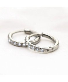 blancotokyo 【金属アレルギー対応】ジルコニアフープピアス CLARA
