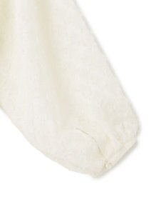 23区 L 【洗える】シアーカットジャカード ブラウス