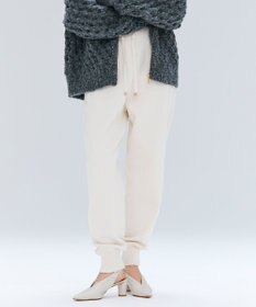 BEIGE， 【洗える】TAFT / コットンカシミヤトラウザーパンツ Bone