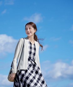 Tiaclasse L 【小倉優子さん着用・UVケア・接触冷感】ショートトッパーカーディガン