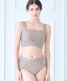 BRADELIS New York 【BRADELIS New York / 育尻・伸びる・綿混・深め】モモパンツ・ハイレグショーツ#303 シリーズ140万枚突破 補正ショーツ