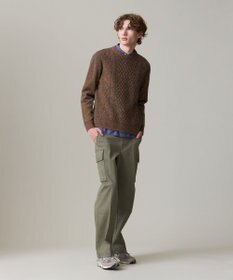J.PRESS MEN 【KING SIZE】【Cash Lamb’s wool】ケーブルニット / クルー