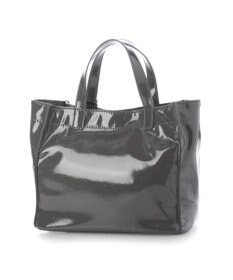 UNBILLION カシュカシュ cachecache / ソフトエナメルスクエア手提げトートS