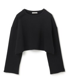 BEIGE， 【BEIGE,ecru/WEB限定・洗える】LOOP BACK / コットンスウェットクロップドトップス