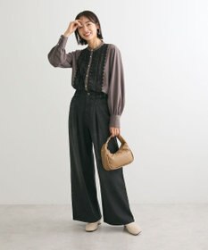 Green Parks ・ＥＬＥＮＣＡＲＥ　ＤＵＥ　フロントレースブラウス