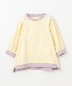 組曲 KIDS 【90-100㎝】リボンボーダー トップス