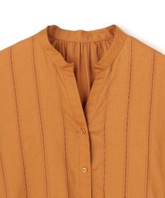 UNFILO ペプラム ギャザーブラウス