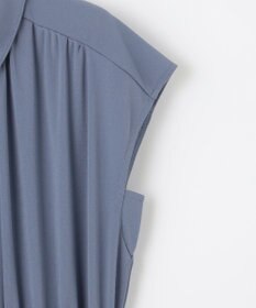 ANY SIS 【接触冷感・吸水速乾・UVケア】エアリードレープスムースプリーツ ワンピース