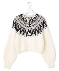 23区 L 【SLOW/一部店舗限定】ジャカード カーディガン