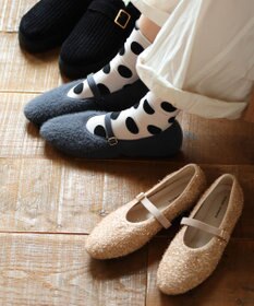 steppi 【VERY掲載 / 洗える / 撥水】ラウンドファー パンプス