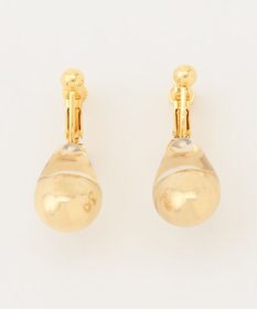 ICB 【2WAY】クリアメタルピアス