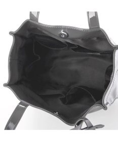 UNBILLION カシュカシュ cachecache / ソフトエナメルスクエア手提げトートS