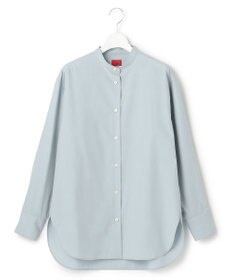23区 【23区 | 5525gallery】コットンタイプライター バンドカラー シャツ