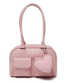 WEGO 【痛バ＆推し活】チャーム付きボストン痛バッグ