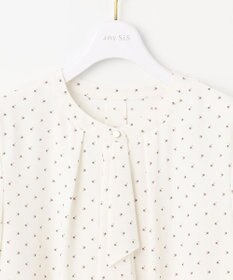 ANY SIS L 【洗える】ラッフルボウ ブラウス