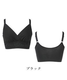 BRADELIS New York 【BRADELIS NewYork peace】ハイブリッドハートカップブラ23 締め付け感の少ないノンワイヤー補整ブラ 補正