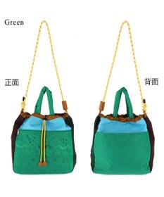 tsumori chisato CARRY スカラップレース ショルダーバッグ 2WAY ハンドバッグ