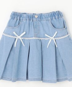 ANY KIDS 【洗濯機可能】プリーツ ミニスカパン