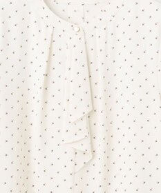 ANY SIS L 【洗える】ラッフルボウ ブラウス