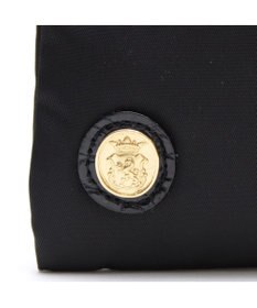 A.D.M.J. 【高密度ナイロン】ステッチ刺しゅうフラットトート22cm(チェーン付)