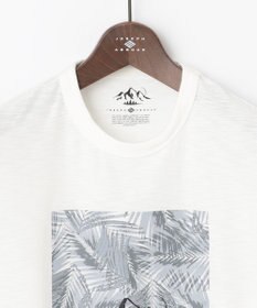 JOSEPH ABBOUD MOUNTAIN 【UNISEX】スラブリーフプリント Tシャツ