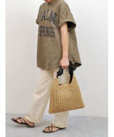 UNBILLION cachecache フリルワンハンドルペーパー手編みトート