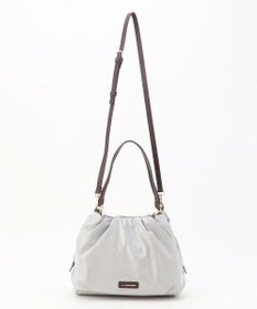 LA BAGAGERIE ソフトエナメル2WAYハンドバッグ Mサイズ