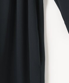 自由区 【洗える】アムンゼンジャージー Vネックワンピース