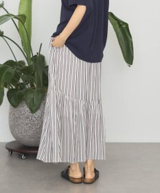 AMERICAN HOLIC 楊柳ギャザーボリュームフレアスカート