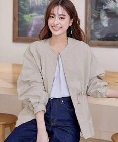 Tiaclasse 【新色追加・洗える】メモリーノーカラードロストブルゾン