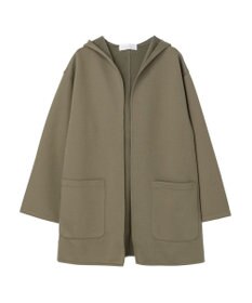 Green Parks ポンチフード付きカットカーディガン