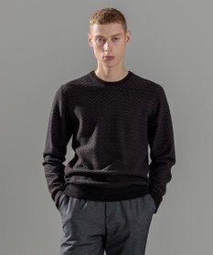 JOSEPH HOMME 【イージーケア】 ヴィスコースリンクス　クルーネックニット