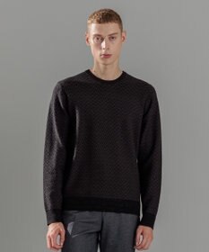 JOSEPH HOMME 【イージーケア】 ヴィスコースリンクス　クルーネックニット